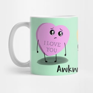 Awkward Conversation Hearts Valentine - BFF - Friend Zone Mug